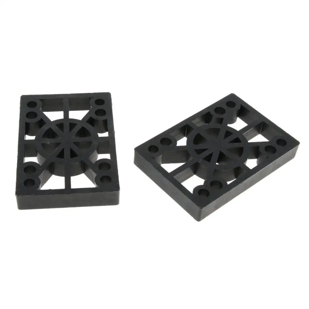 Skateboard Riser Pads Rubber 12mm 1/2" Set of 2 skateboard accessories
