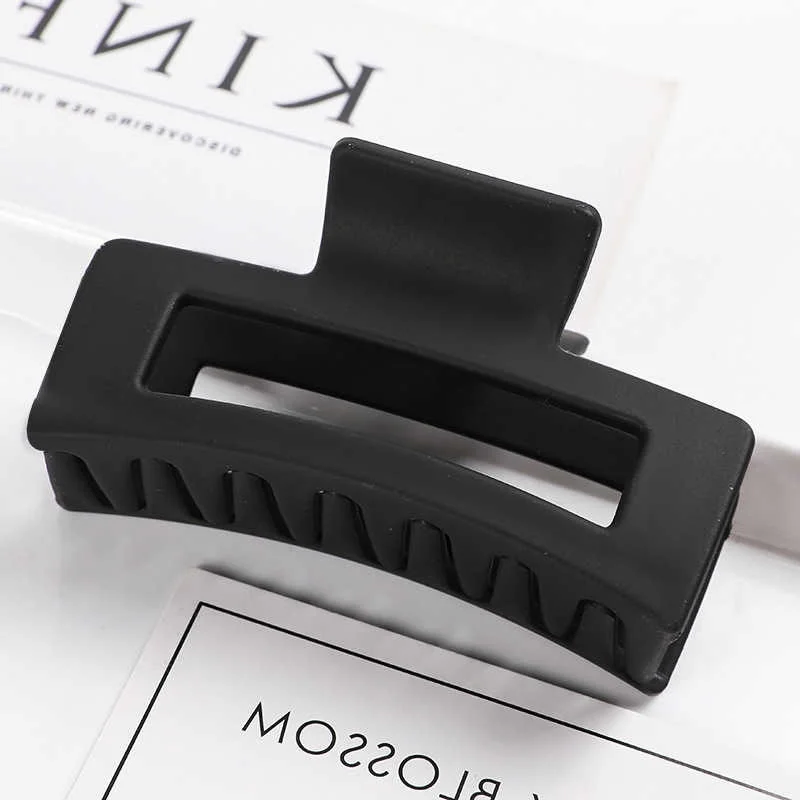 Koreanische Frauen Mädchen Acryl Haar Krallen Haar Clips Headwear Große Größe Haarnadeln Krabben Spange Mode Ornament Haar Zubehör – Detail 10