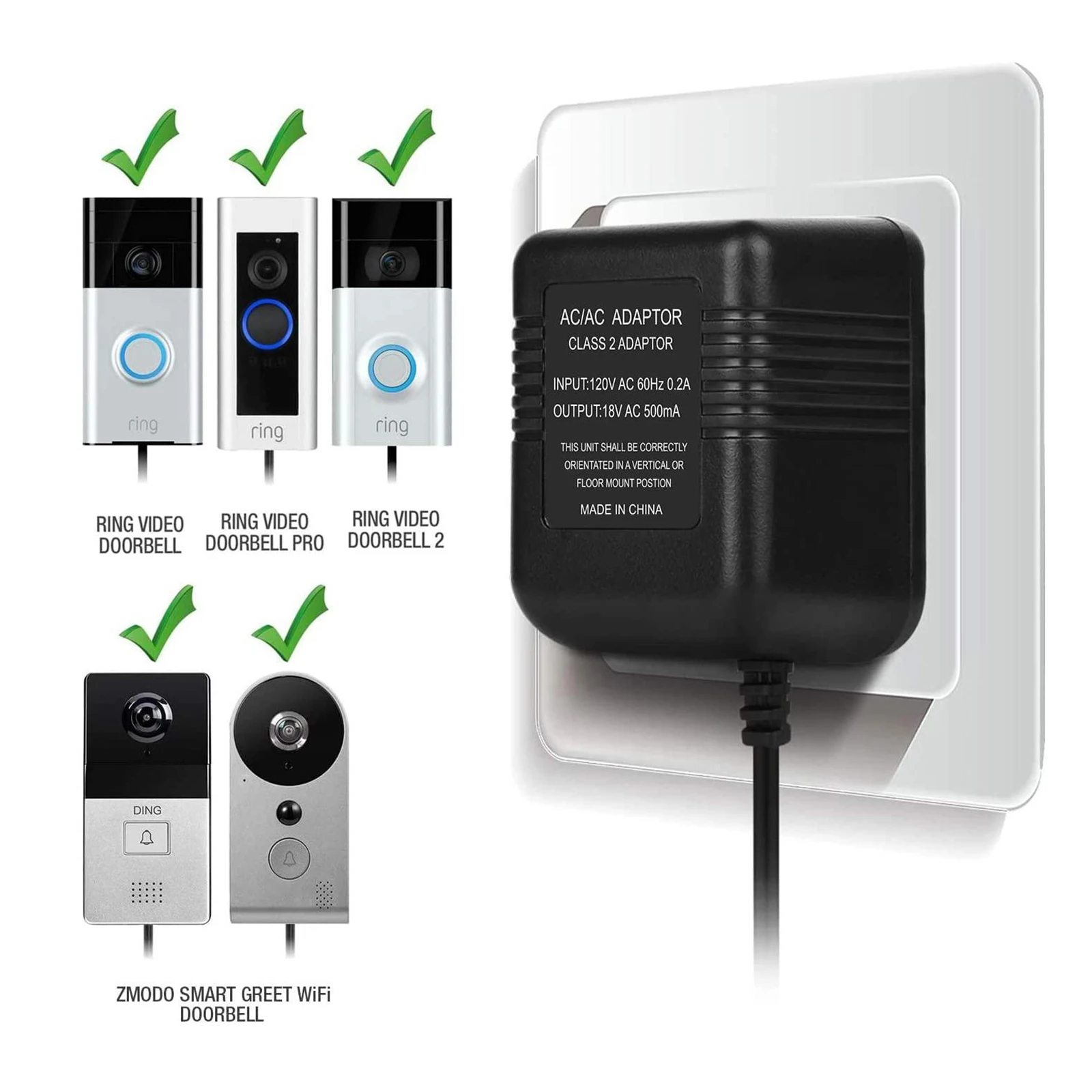 Power Kit Ring Video Doorbell Transformer Requirements Safe