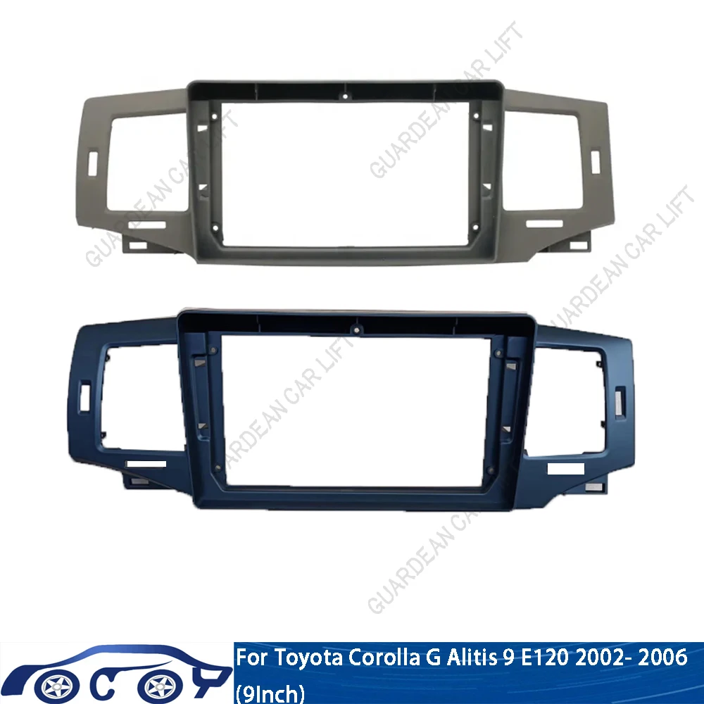 

Автомагнитола для Toyota Corolla G Alitis 9 E120 2002- 2006(9 дюймов), облицовка для автомобиля, Android MP5, стереоплеер, типоразмер 2 Din, панель приборной панели