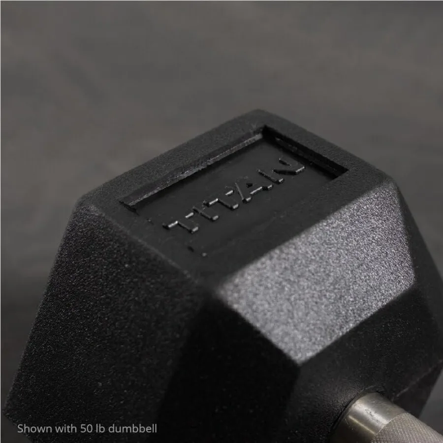 Pair Free Weights, Black Rubber Coated Hex Dumbbell, Straight Stainless Steel Handle, Strength Training, Full Body Workout