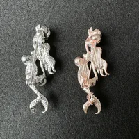 Exquisite Pearl Mermaid Brooch for Men Women Fashion Luxury Animal Brooches Pins Jewelry Accessories Party Gifts 2024 Trend 5