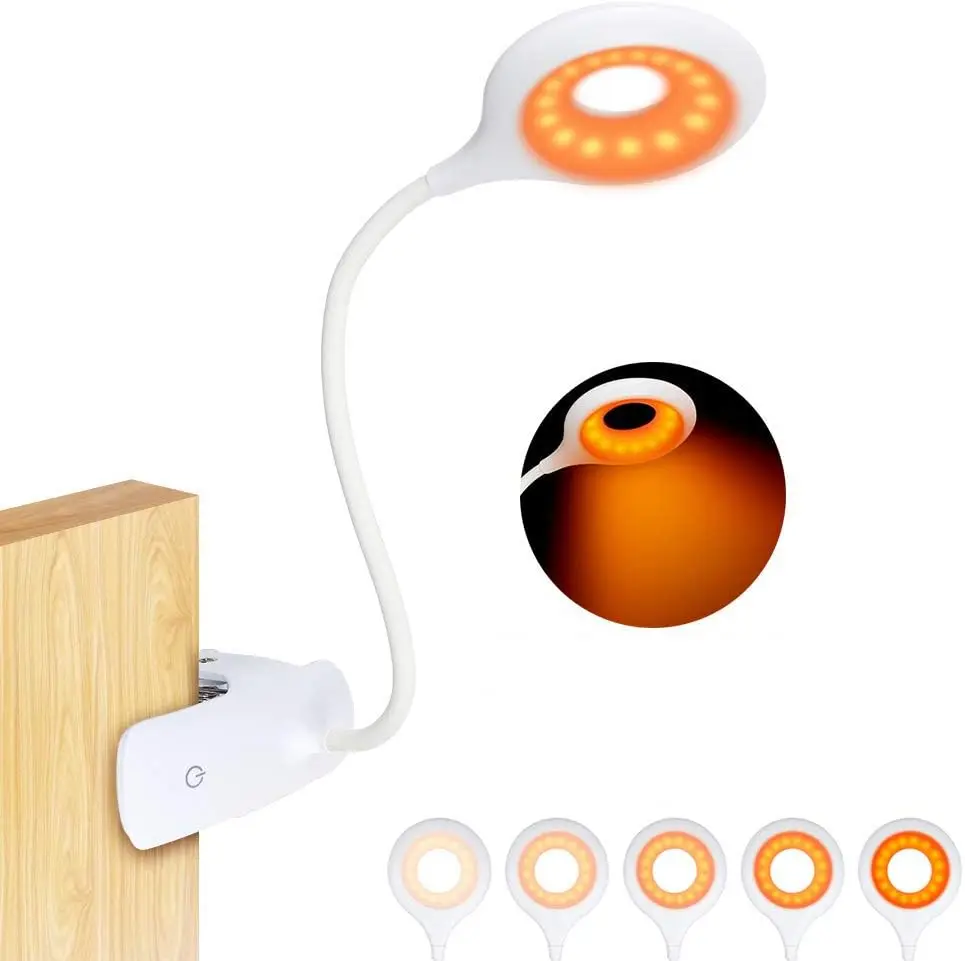 

22 LED High Quality Book Light USB Rechargeable Eye Protect Reading Lamp Portable Desk Lamp Reading Light Clip Table Desk Lamp