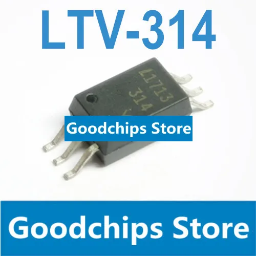LTV-314W optocoupler 314 SMD SOP6 IGBT drive isolator оригинальный импортный чип SOP-6 |