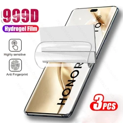 3 - Pack Premium Soft Hydrogel Curved Screen Protector Film - Honor 200 Pro 5G (Transparent - 3PCS)