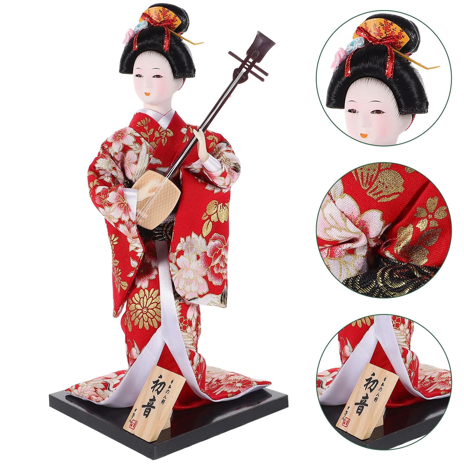 

Japanese Decorative Kimonos Dolls New Year Home Japenses Room for Table Ornament Statue Craft Holiday Centerpieces