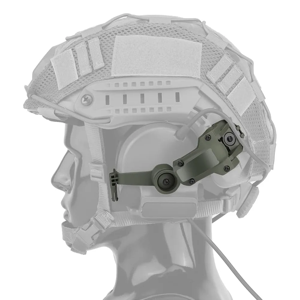 Tactical Headset Bracket Fast Ops Core Helmet ARC Rail Adapter Set fit for Comt