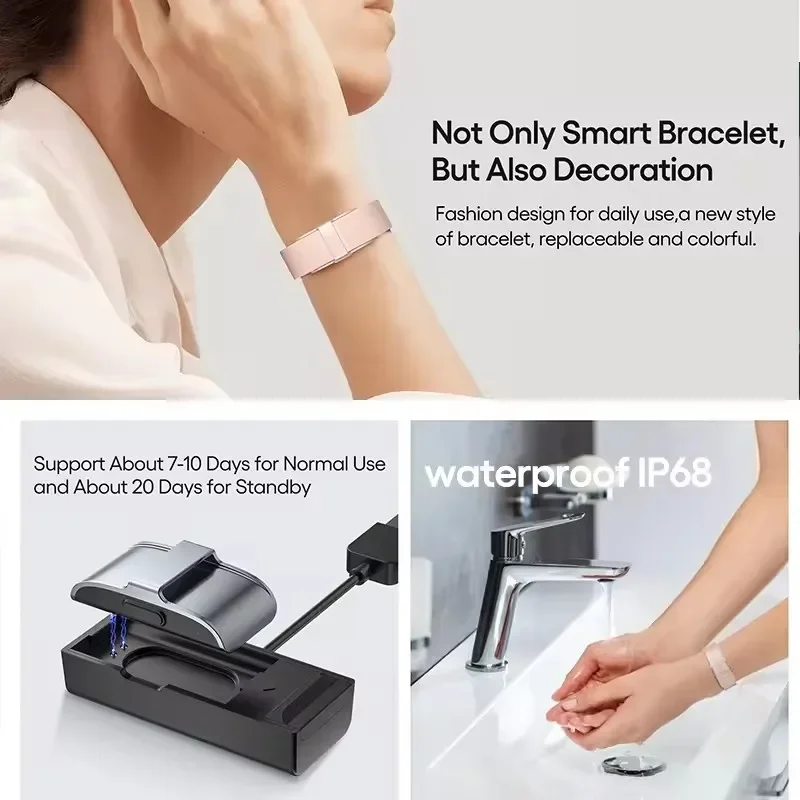 XIAOMI 2208A Smart Bracelet Heart Rate Blood Pressure Monitor Pedometer Sport Fitness Tracker Men Women Electronic Bracelet 6