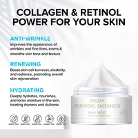 TRSTAY  Forehead, face, and neck  Snail Moist  Nourishing and Repairing Cream 2