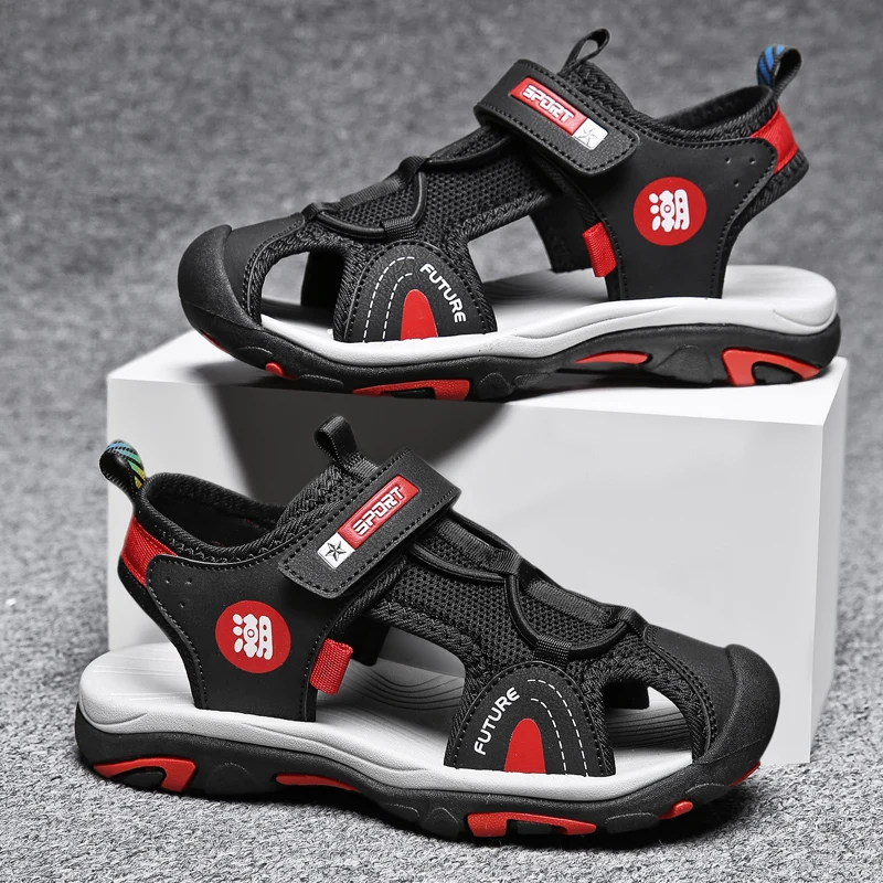 Boys Sandals Summer Children Shoes Kids Casual Sneakers Breathable Luxury Closed Toe Tennis Sports Sandals for Boy