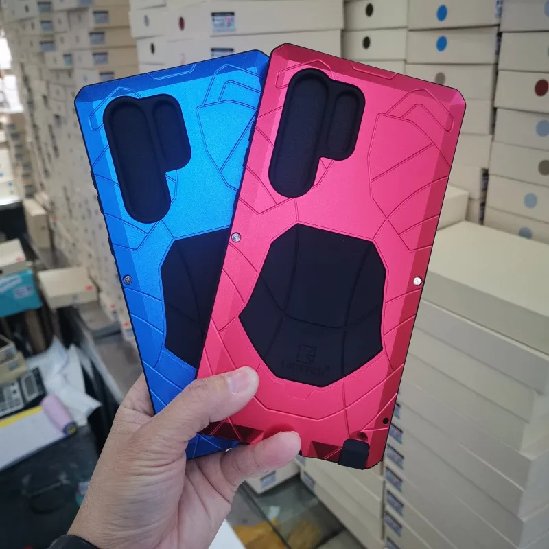 Heavy Duty Armor Metal Cover For Samsung Galaxy S23 S22 S21 S20 Fe Ultra Plus Full Protection Shockproof Phone Case Shell Cover