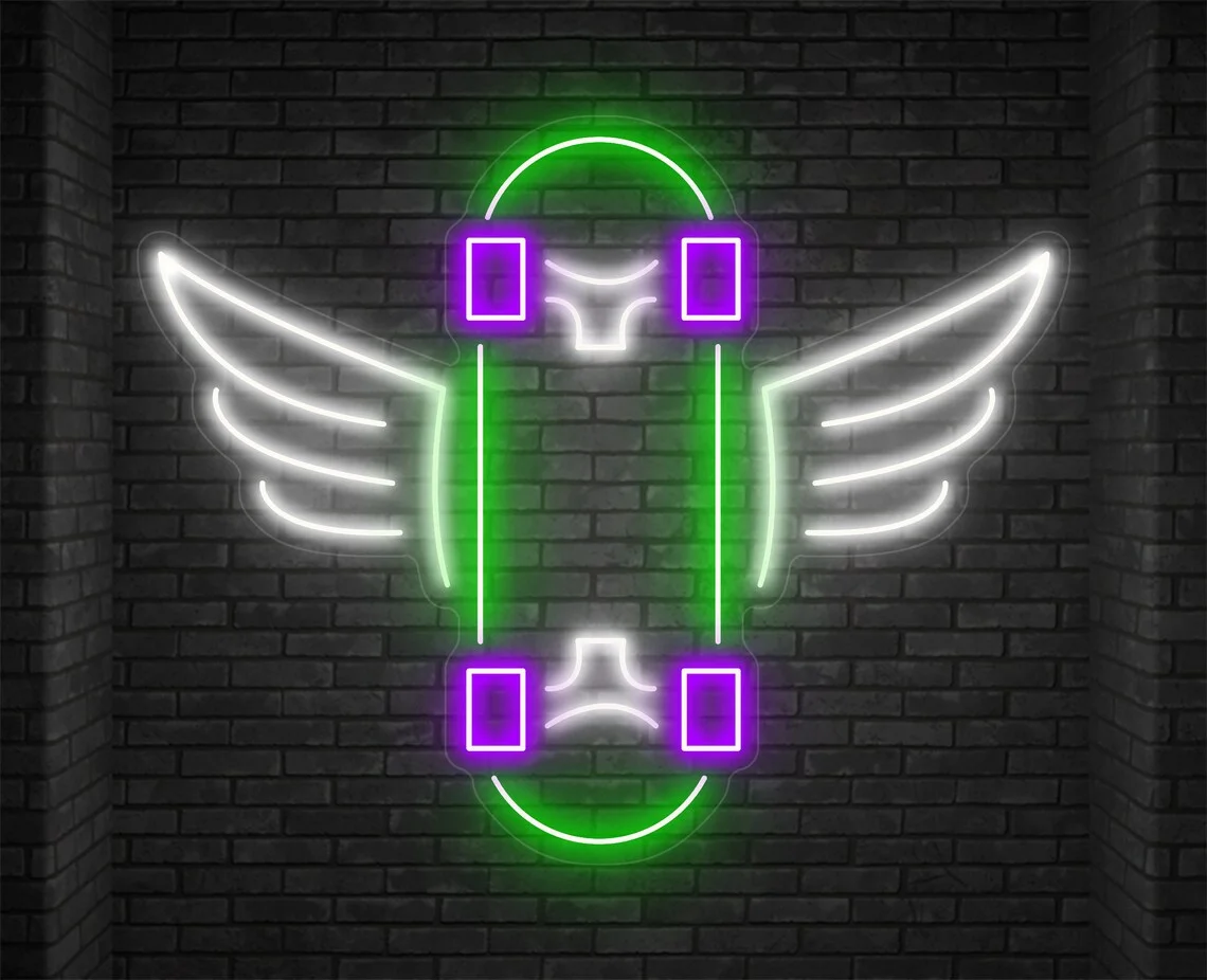 

Flying Led Neon Sign Wing LED Light Home decor Custom NIght Lamp for Kids Bedroom Livingroom Game Room Wall Art decor