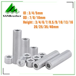 10PCS M3 M4 M5 3D Printer Parts Aluminium Spacer Isolation Column Opensource V-slot Separate Pillar Quarantine for 3D Printer