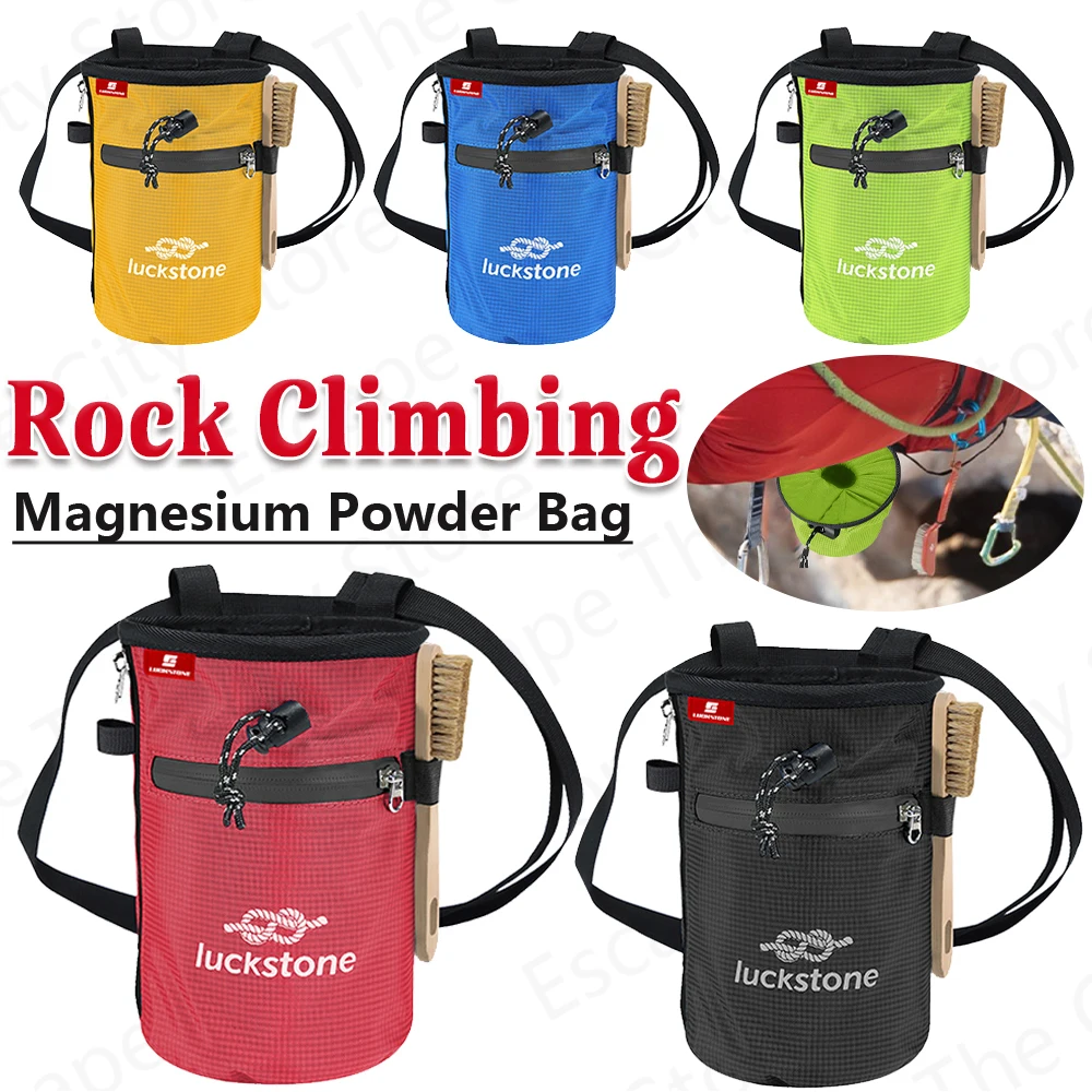 

Magnesia Sack Rock Climbing Chalk Bag Waterproof Pocket for Weight Lifting Outdoor Bouldering Chalk Bag Climbing Equipment 등산가방
