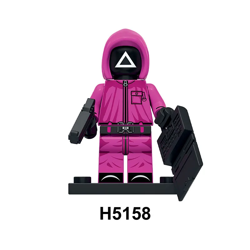 Hot Toys Squid Game Anime Cartoon Mini FiguresBricks Toy Dolls Building Blocks Assemble Toys Model Children Christmas Gifts - Bilde 2