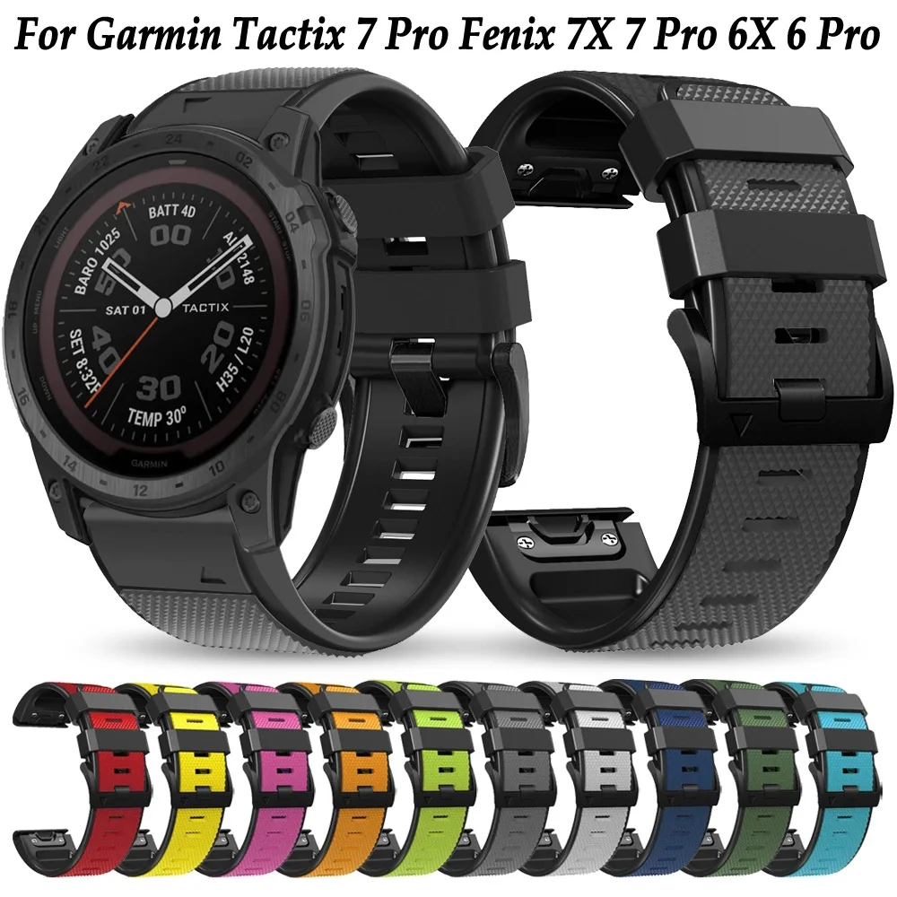Cinturino Quickfit Per Garmin Tactix 7 Pro Bracciale Da Polso Fenix 6 6X Pro 7 7X Pro Sapphire Solar 5 5X Plus 22Mm 26Mm Cinturino