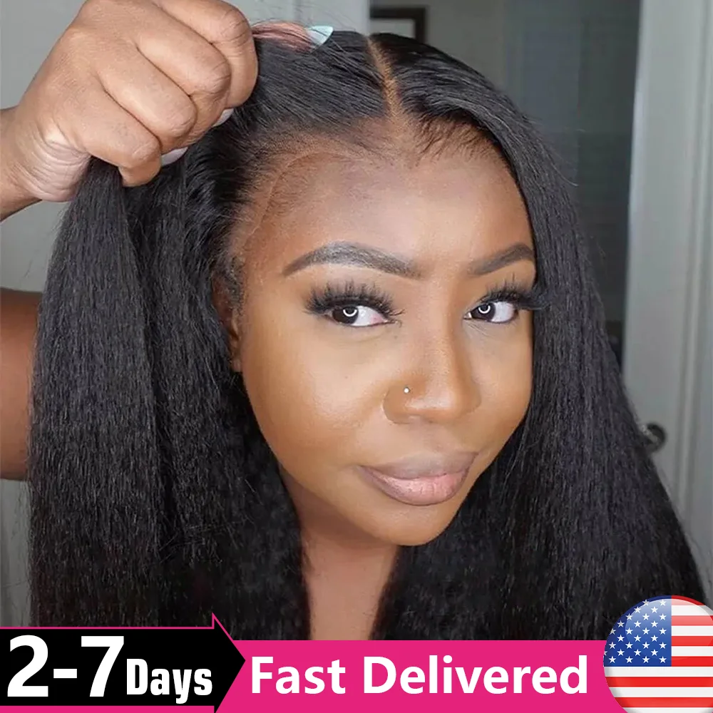 Kinky Straight 13x6 HD Lace Frontal Wig