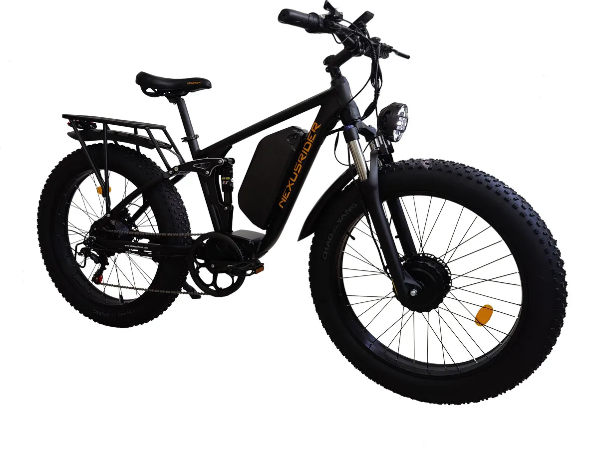 (US Stock) Nexusrider TrailBlazer Dual Motors Electric Bike 2000W 48V 22.4AH Hydralic Disc Brake With Motor Switch