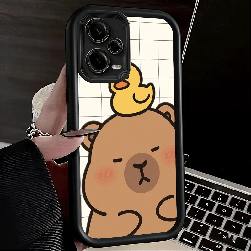 Capybara Cartoon Cute Soft Phone Case Shell