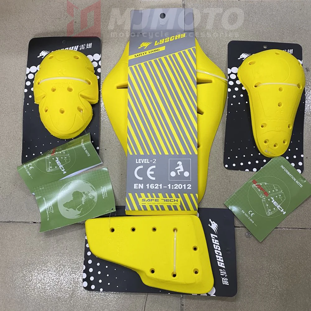 Cycling CE Level 1-2 Protector Pad Outdoor Sports Back Armor Elbow Shoulder Protective Gear Anti Impact Inserts for Jackets