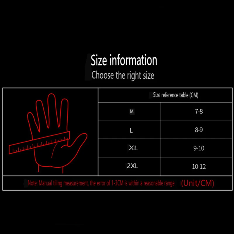Premium Leather Motorcycle Gloves - Unisex Winter Riding Gear