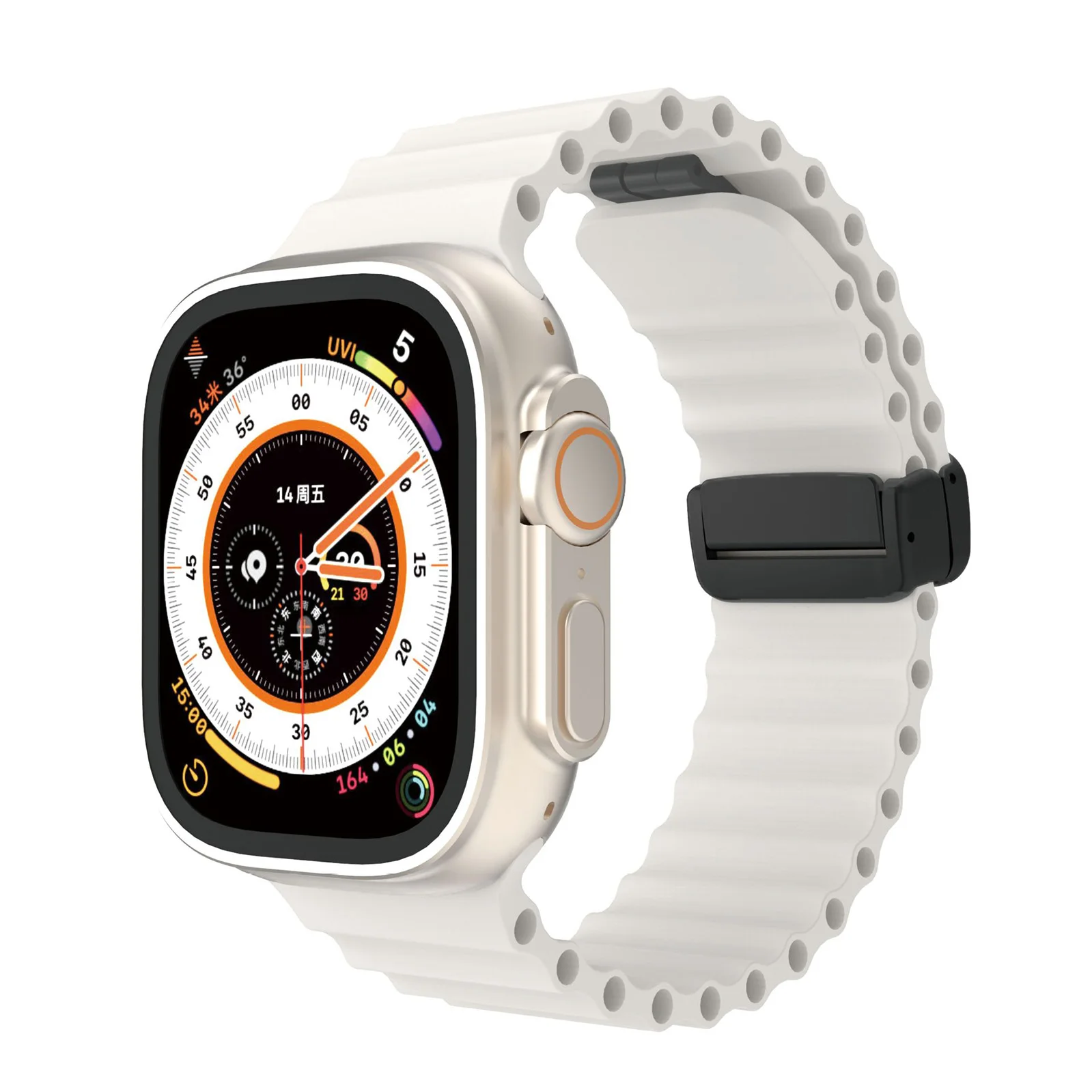 Ocean Magnetic Silicone Strap Bracelet