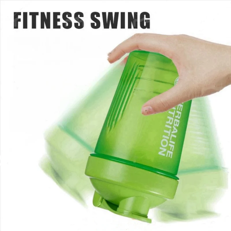Sport Shaker Bottle 400Ml Whey Protein Powder Mixing Bottle Leak-Proof Sport Fitness Gym Shaker Outdoor Plastic Drink shaker bottle