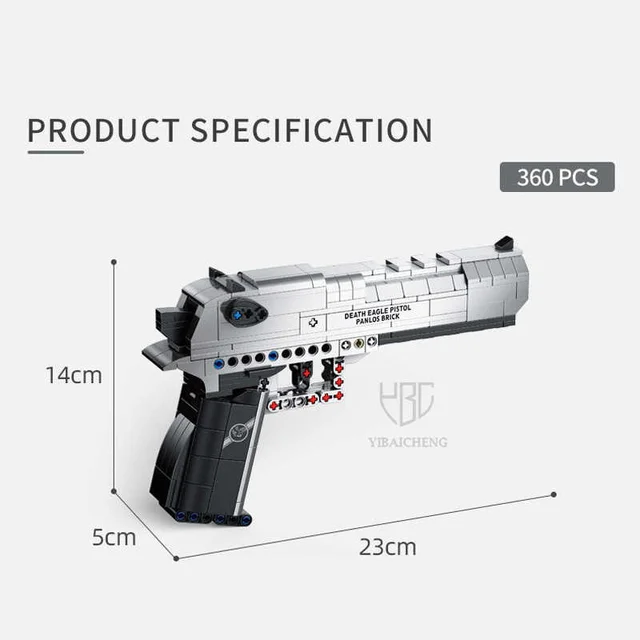 Barrett M82A1 AK47 Desert Eagle MP5 Assembler Pistolet Modèle Blocs de  Construction Briques Ensemble avec Bombe Molle Balle Pistolet Jouets pour  Garçons Cadeau - AliExpress