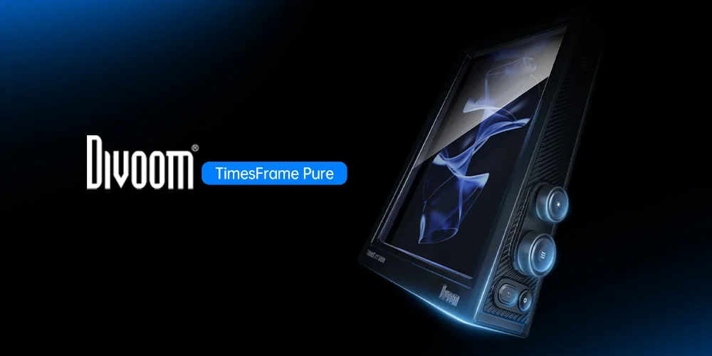 TimesFrame Pure Transparent WiFi Digital Photo Frame 32GB, App Control Picture F