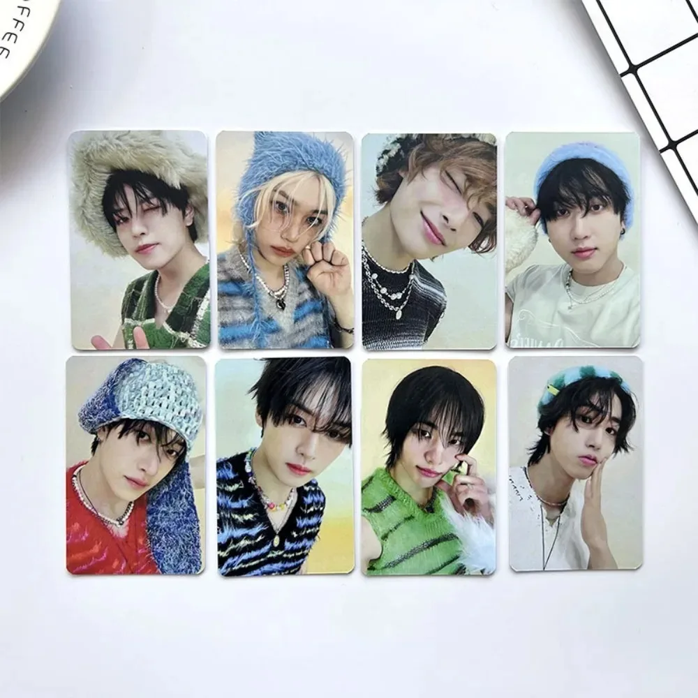 Kpop Group New Album ATE LOMO Card High Quality HD Photo Print Collectible Gift Celebration Postcard Small Cards 8Pcs/Set