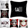 2023 Horror Thriller Movie Saw X Pillow Covers Cartoon Sofa Decorative Home Double-sided Printing Short Plush Cushion Cover 1