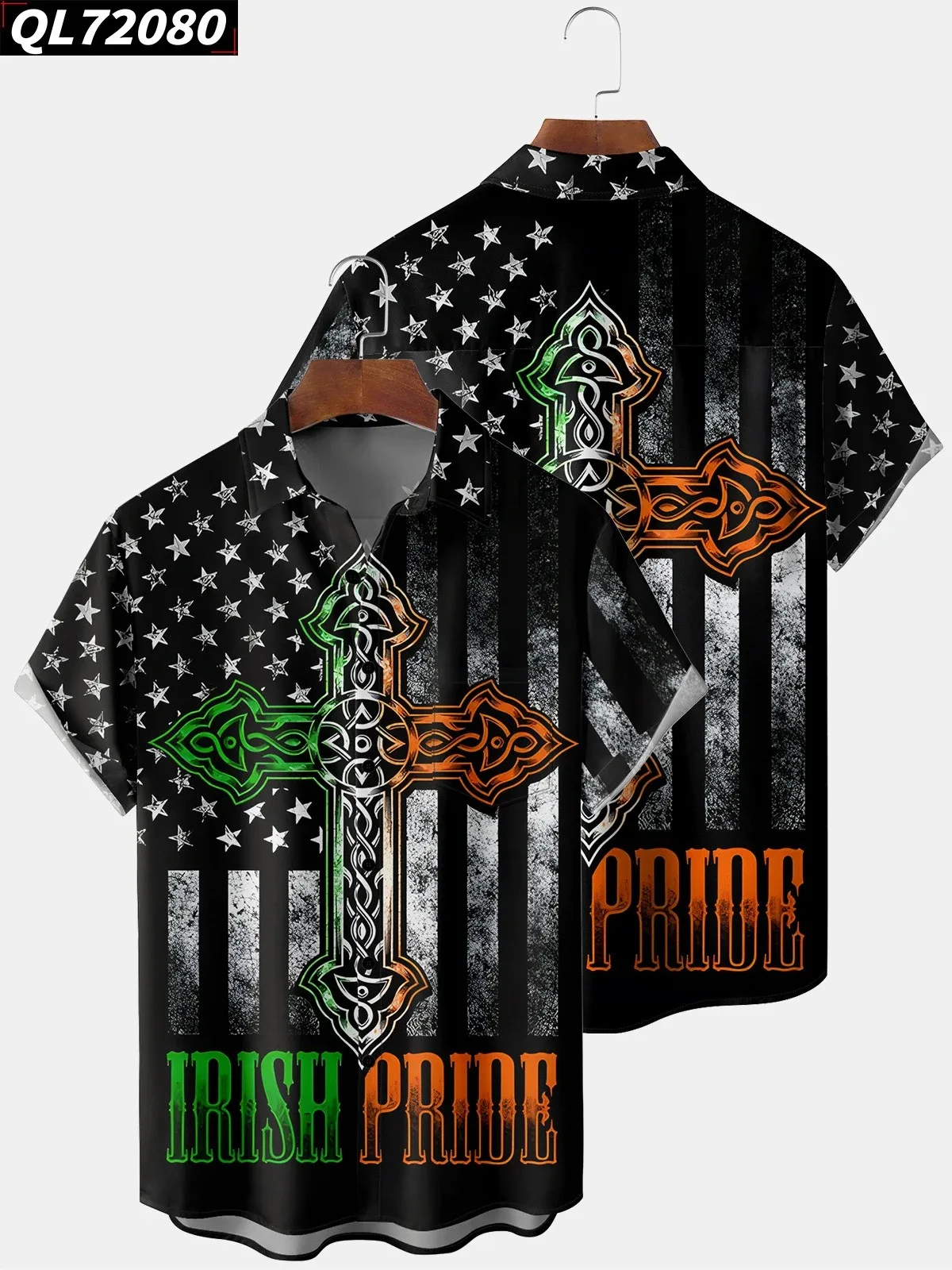 Happy St. Patrick's Day Shirts Summer Flag Hawaiian Shirt Man High Quality Elegant Tops Streetwear Irish Festival Clothing 2024
