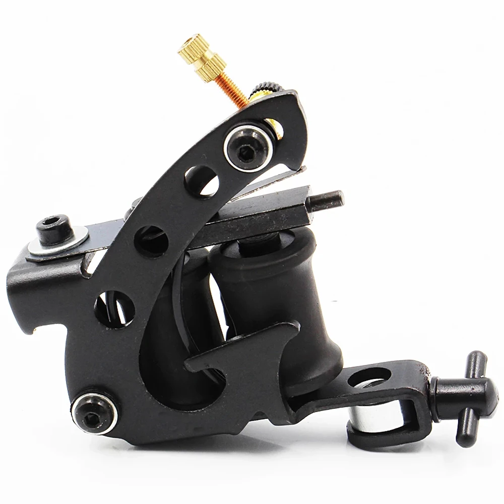 

Coils Tattoo Machine Gun 10 Wrap Maquiagem Gun Tattoo Machine Steel Tattoo Frame for Shader Tattoo Supplies