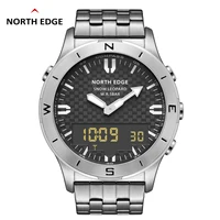 NORTH EDGE montre numérique de sport pour hommes étanche 50M altimètre baromètre boussole affaires montre pour hommes de luxe montre intelligente extérieure 2