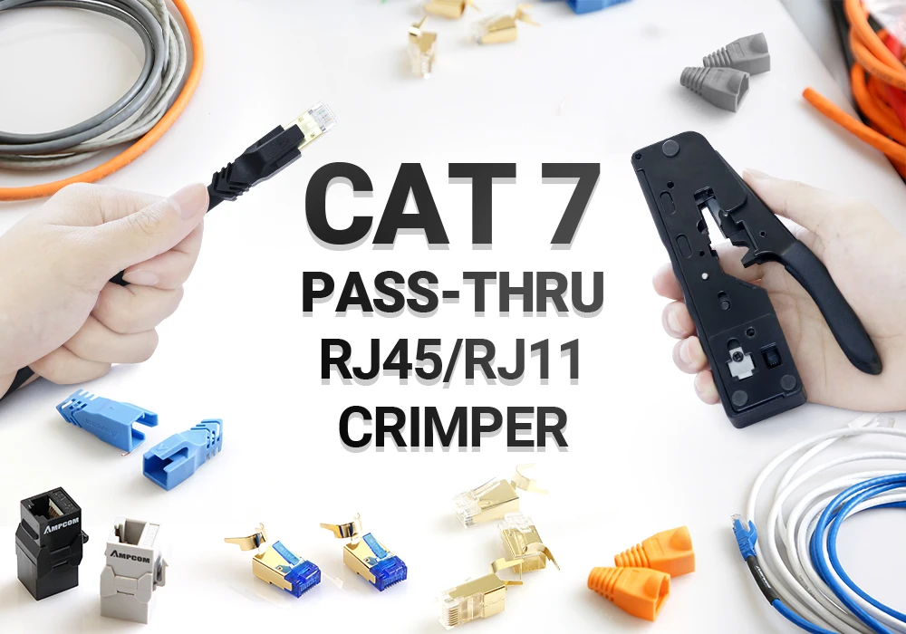 para passagem rj11 rj 45 conector cat6