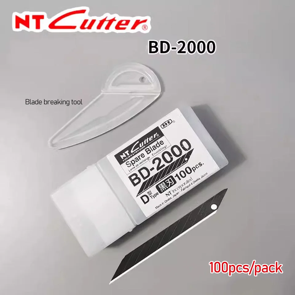 NT 커터 교체용 칼날 - 자동차 비닐 랩, PPF 설치, 벽지 및 공예 절단용 프리미엄 유틸리티 나이프 리필 KLT-12