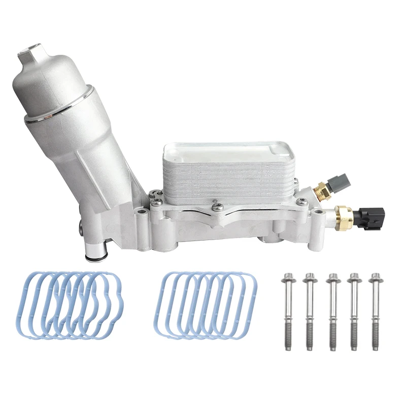 Aluminum Engine Oil Filter Housing Cooler For Jeep Grand Cherokee Dodge Charger Journey 3.6L V6 Chrysler Ram 926-959 68105583AF