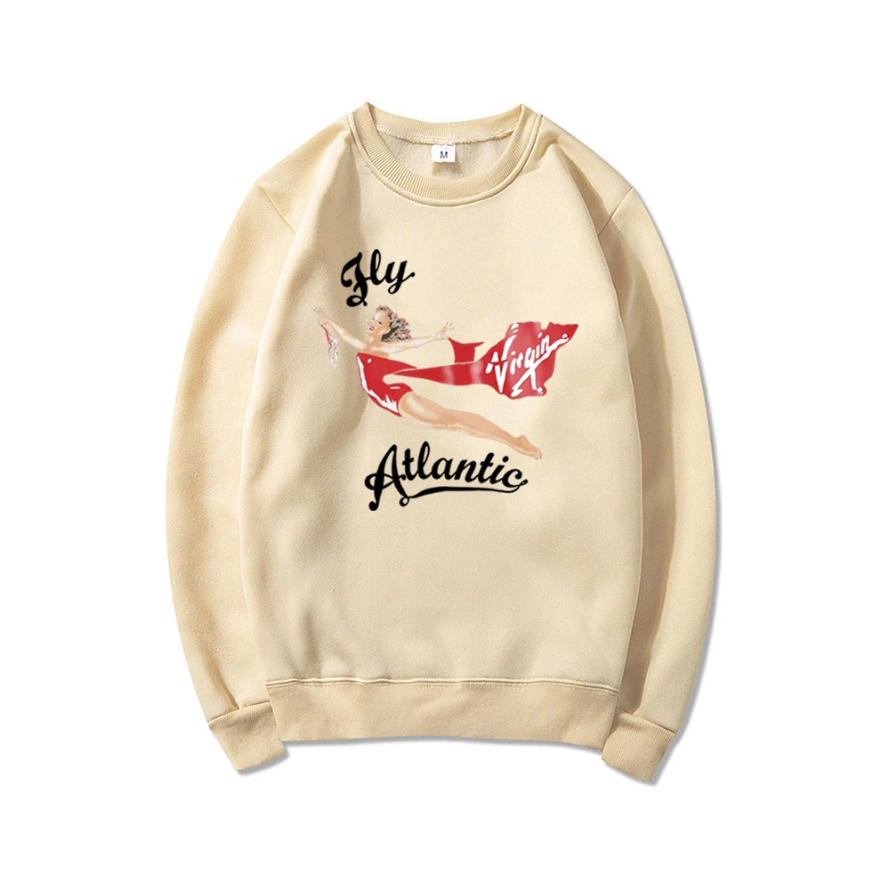 Crewneck Fly Virgin Atlantic Sweatshirt Vintage Princess Diana