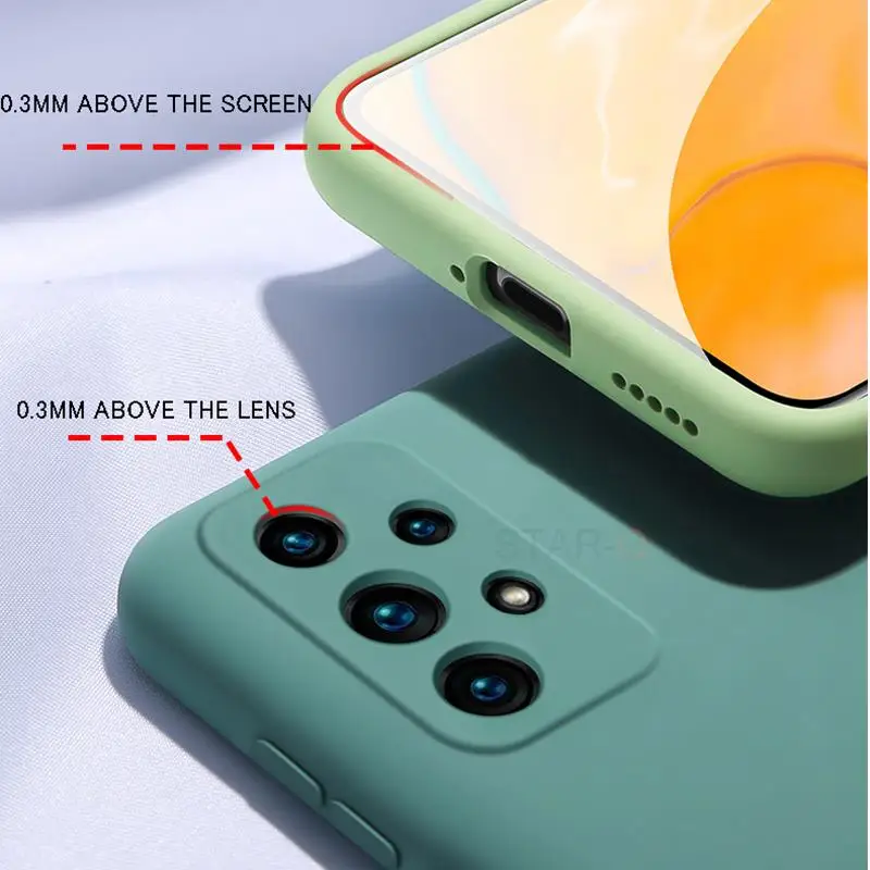 33 53 A23 13 Camera Protector Liquid Silicone Case For Samsung Galaxy A53 A33 A73 A13 5G 4G A54 A34 A14 Luxury Original Cover camera protector case