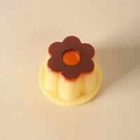 1PC Creative Pudding Pen Holder Cute Pudding Pen Holder Birthday Gift Creative Desktop Girl Heart Small Ornament 2
