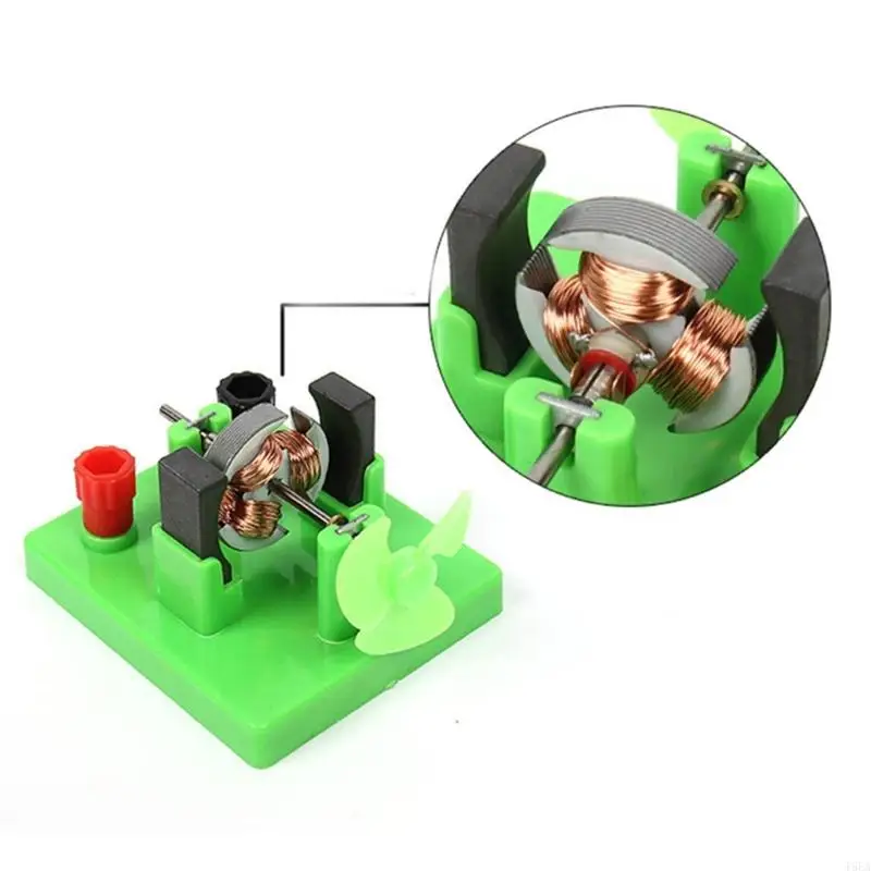 Open Type Electric Motor Fan Device Electromagnetism Experiment Circuit Accessory for Physics Teaching Demonstration