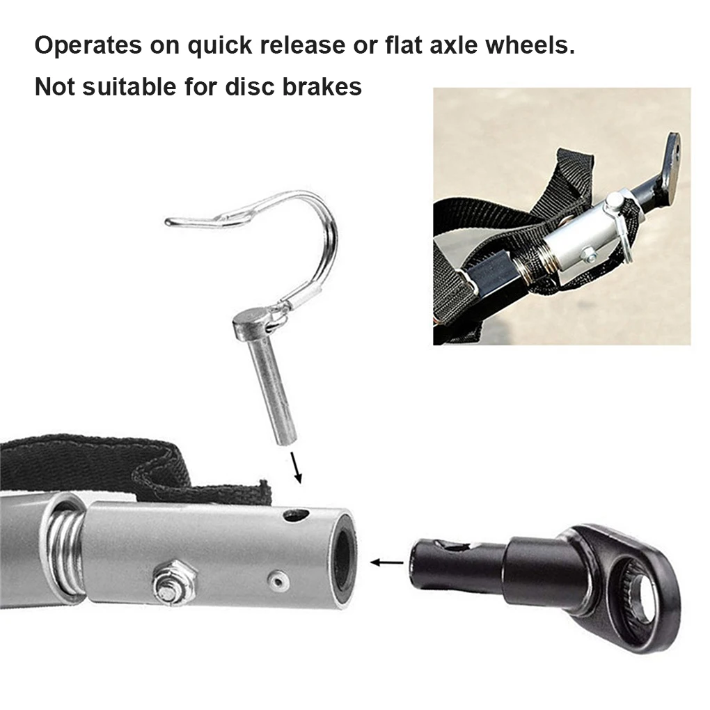 Bike Trailer Clutch Mount Hitch Baby Children Coupler Linker Connector Universal Cycling Towing Attachment Spare