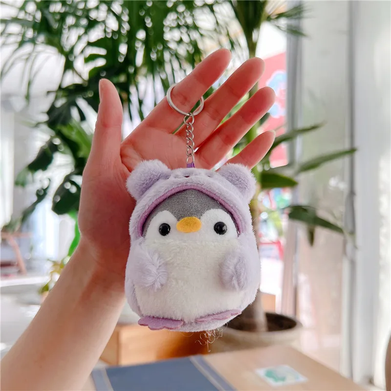Costume Penguin Doll Cute Change Into A Small Penguin Keychain Plush Toy