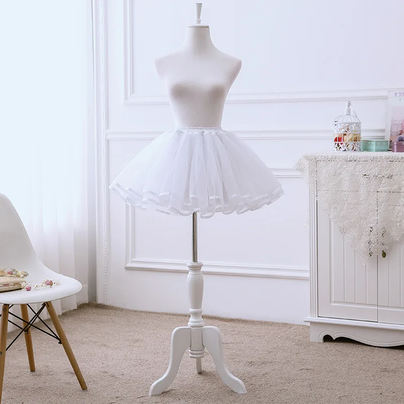Cosplay Soft Mesh Petticoat Lolita Soft Girl Half Skirt Colorful Tutu Skirt Party Dance Skirts ribbon Petticoat Skirt Petticoat Underskirt Lolita Petticoat Tulle Tutu Skirt
