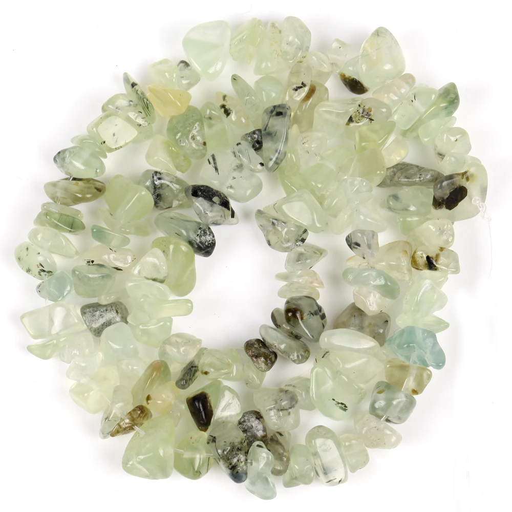 Natural Stone Irregular Gravel Beads for Jewelry Making - Freeform Beads for DIY Necklaces & Bracelets, 15'' Strand