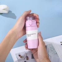 150/250ml Thermal Mug Bouncing Lid Stainless Steel Thermos Water Bottle Thermos Cups Straw Cups for Kids Children Child School 2