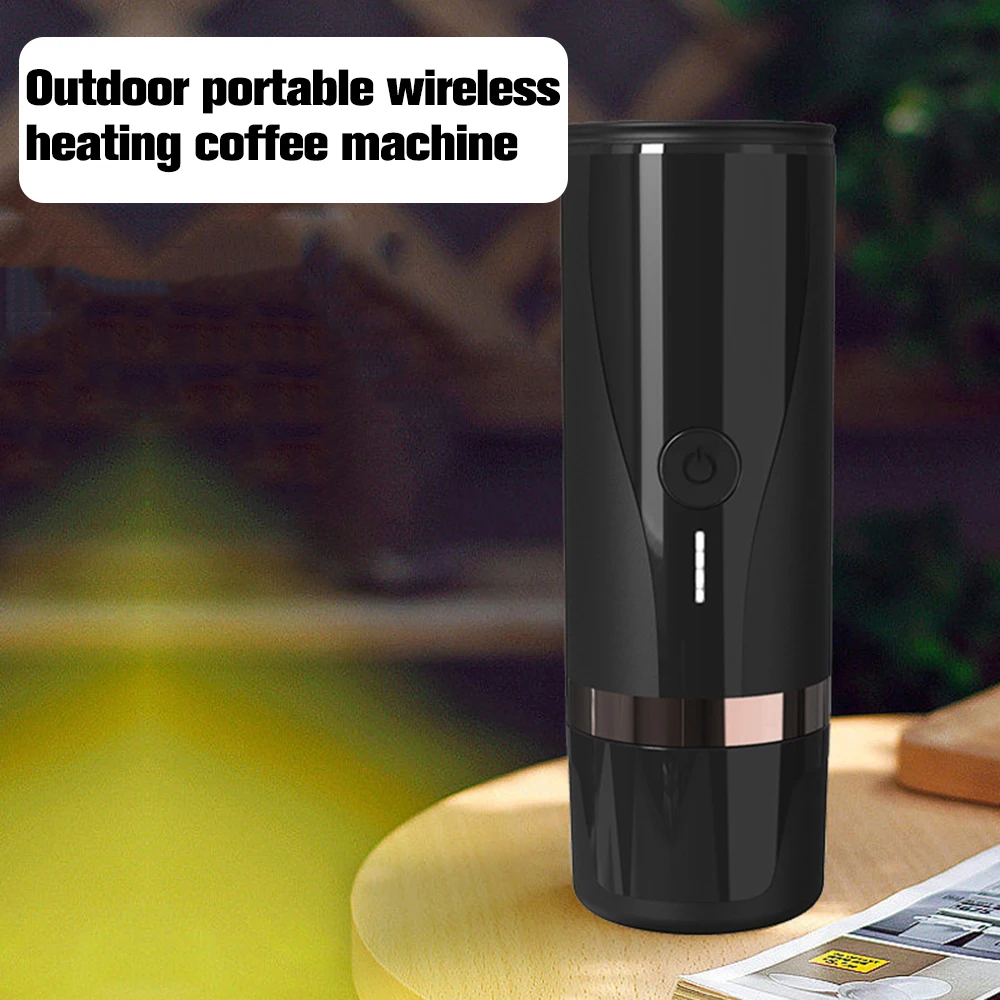 Mini Coffee Machine Outdoor Fully Automatic Coffee Maker Portable Car Coffee  Machine Small Home Capsule Coffee Powder Dual Use - AliExpress