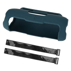 Durable Silicone Protective Sleeve for Portable Bluetooth Speaker (Blue A)