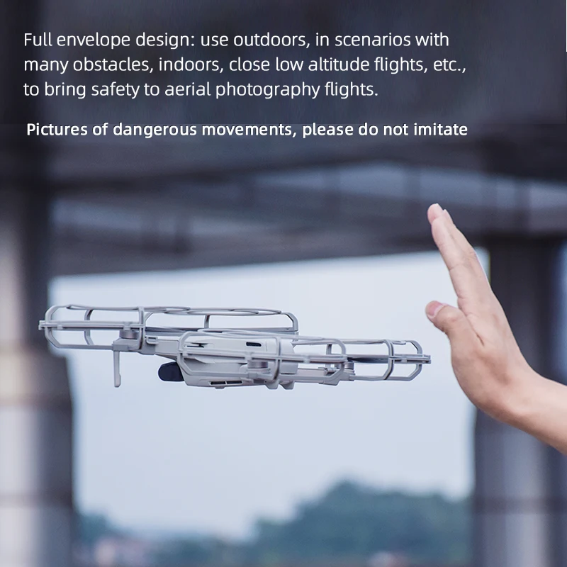 Détail des protège-hélices DJI Mini 1/2/SE en lot de 2, protection drone robuste.