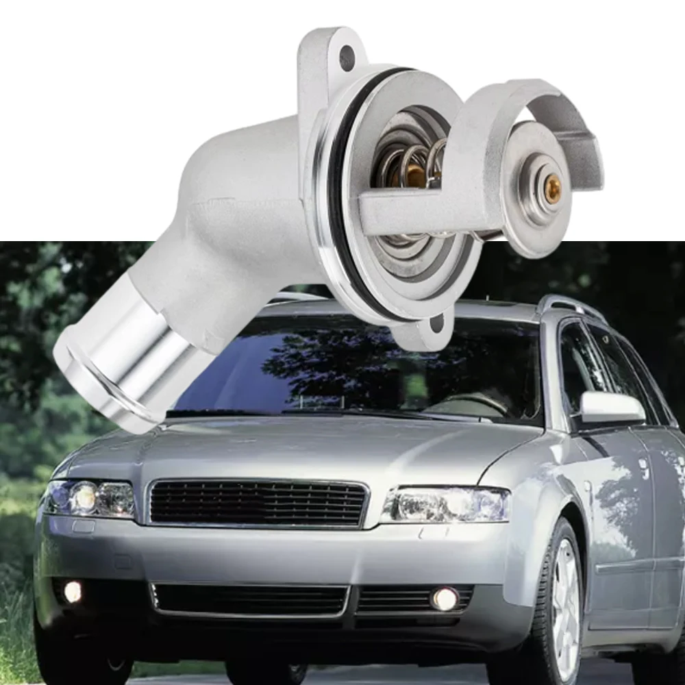 1pc Engine Coolant Thermostat for Audi A4 B6 (8E2) 3.0 11/2000-12/2004 06C121111C 06C121111D